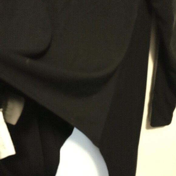 Danier Genuine Leather Sleeve Open Waterfall Handkerchief Cardigan - Picture 7 of 16